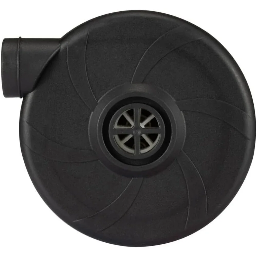 Portable Electric Air Pump DC AC Dual Adapter Quick Inflator Deflator w/Nozzles